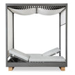 Century Furniture Outdoor Complements Poolside Aluminum Cabana With Shade