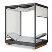 Century Furniture Outdoor Complements Poolside Aluminum Cabana With Shade