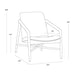 Sunpan Cinelli Lounge Chair New