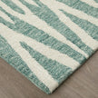 Feizy Wallace 8A40F Modern Chevron Rug in Blue/White