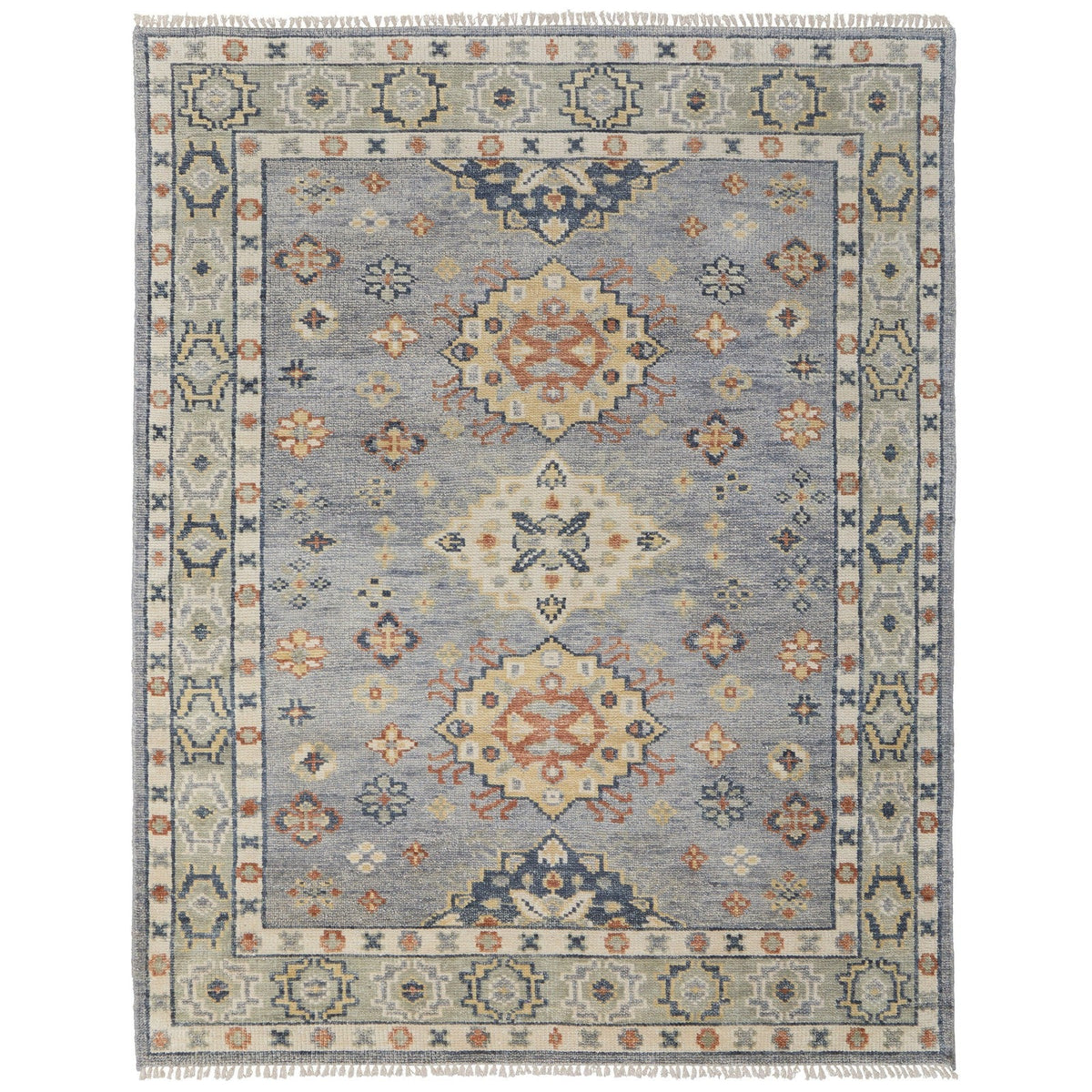 Feizy Fillmore 69CIF Transitional Diamond in Blue/Taupe/Gray