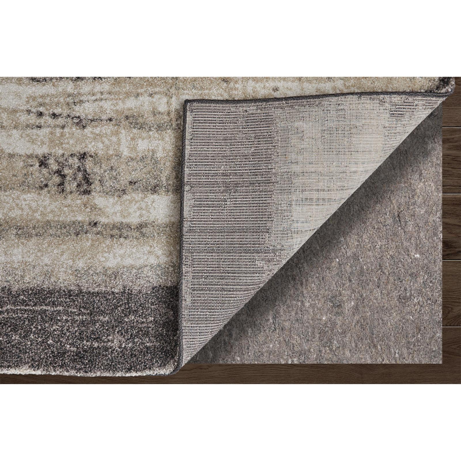 Feizy Skyview 39QAF Modern Abstract Rug in Gray/Ivory/Taupe