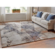 Feizy Gilmore 39MKF Modern Color Block in Blue/Ivory/Taupe