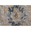 Feizy Pasha 39M7F Transitional Floral & Botanical in Ivory/Taupe/Blue