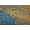 Feizy Kawai 8987F Modern Abstract Rug in Blue/Gold/Gray