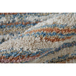 Feizy Mynka 39IEF Transitional Stripes in Ivory/Blue/Orange