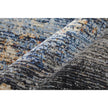 Feizy Sonora 39NWF Modern Abstract Rug in Tan/Blue/Gray