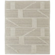 Feizy Ashby 8908F Transitional Geometric Rug in Tan/Ivory