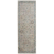 Feizy Dartmouth 39QLF Transitional Floral & Botanical Rug in Gray/Blue/Taupe