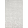 Feizy Redford 8669F Transitional Solid in White/Silver