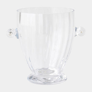 Global Views Rolled Handle Ice Bucket
