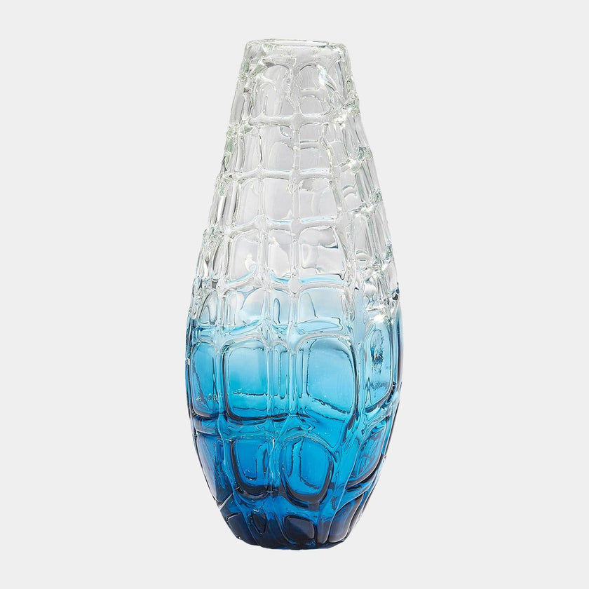 Global Views Ombre Blue Vase