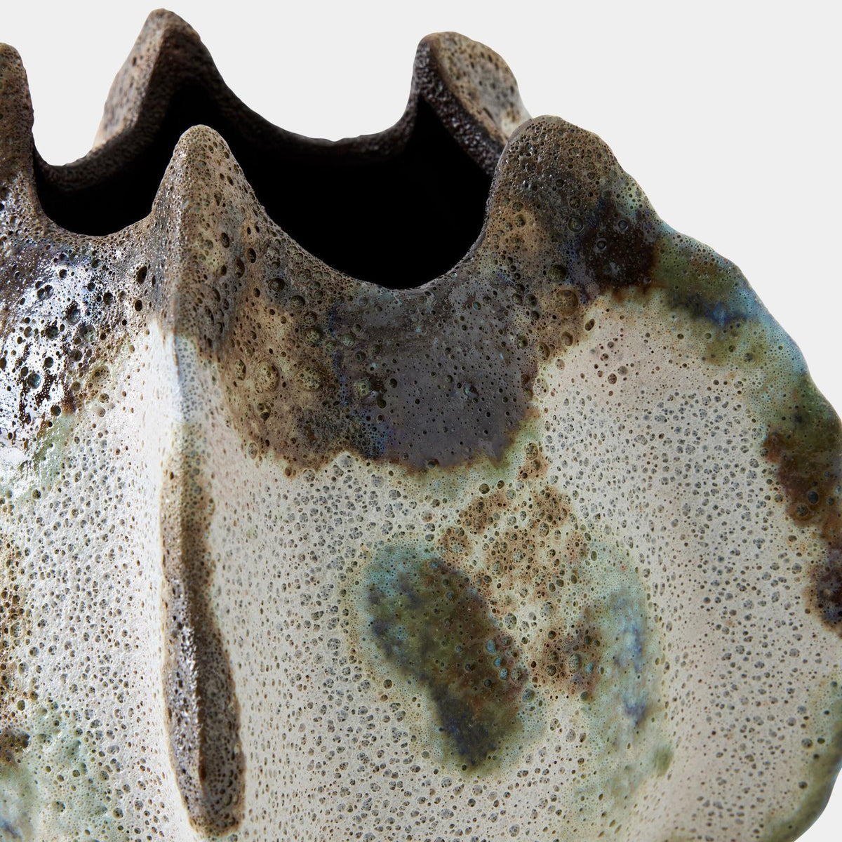 Global Views Ceramic Pinched Vase
