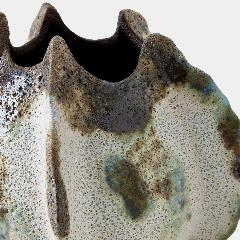 Global Views Ceramic Pinched Vase