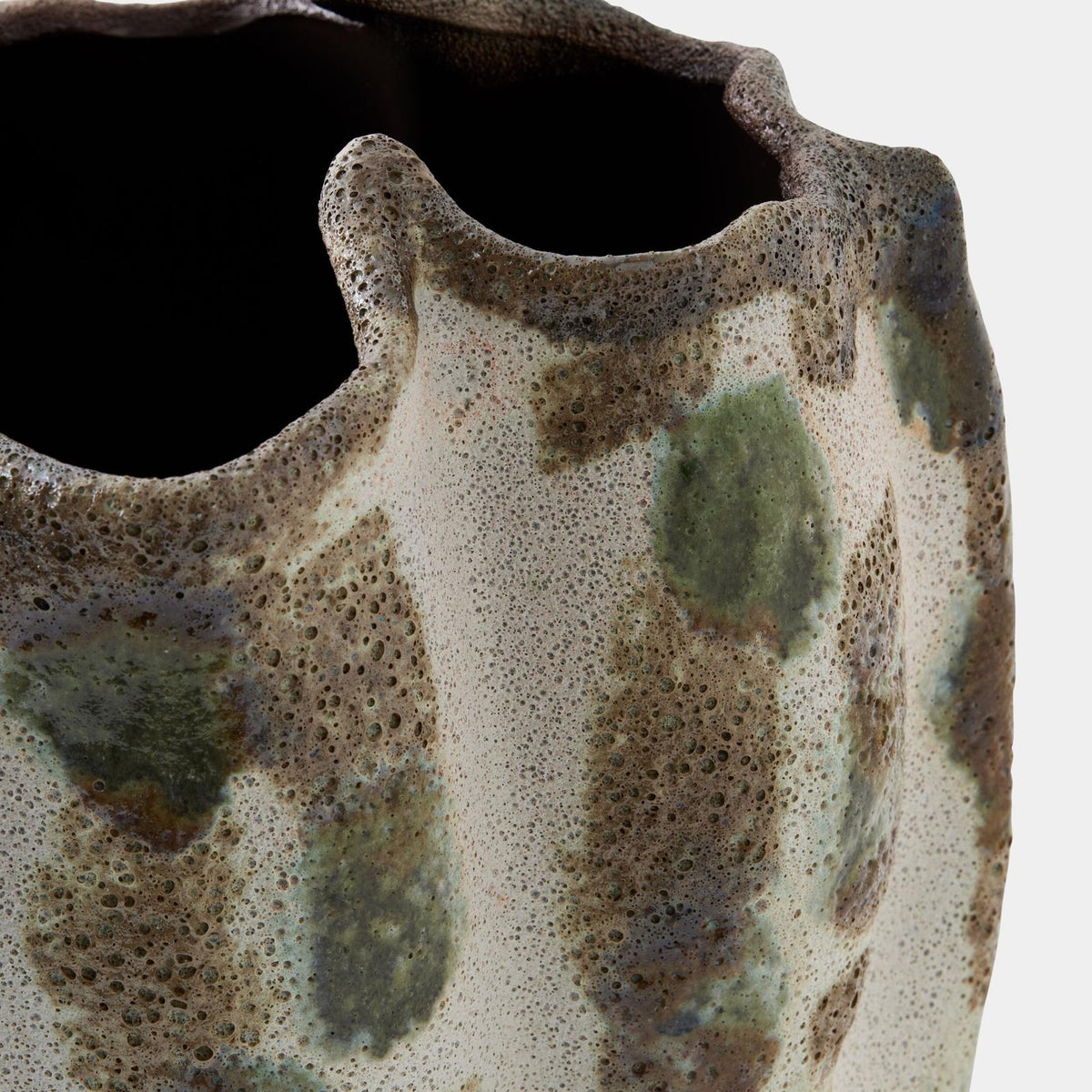 Global Views Ceramic Pinched Vase