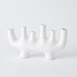 Global Views Abra Vase White