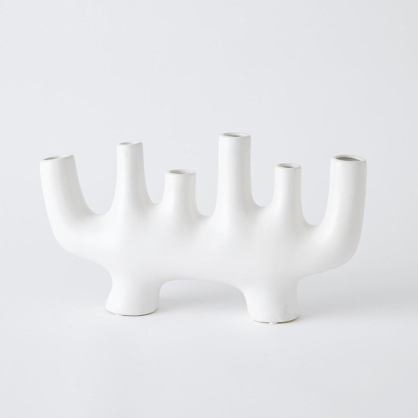 Global Views Abra Vase White