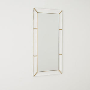 Global Views Asher Mirror Acrylic/Brushed Brass