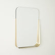 Global Views Tucker Shelf Mirror Brass