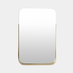 Global Views Tucker Shelf Mirror Brass