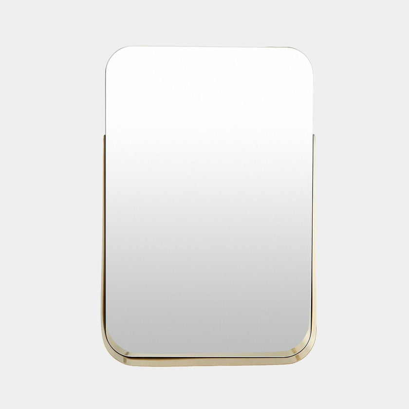 Global Views Tucker Shelf Mirror Brass