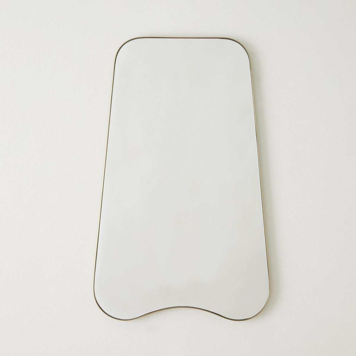 Global Views Mariko Organic Brass Framed Mirror