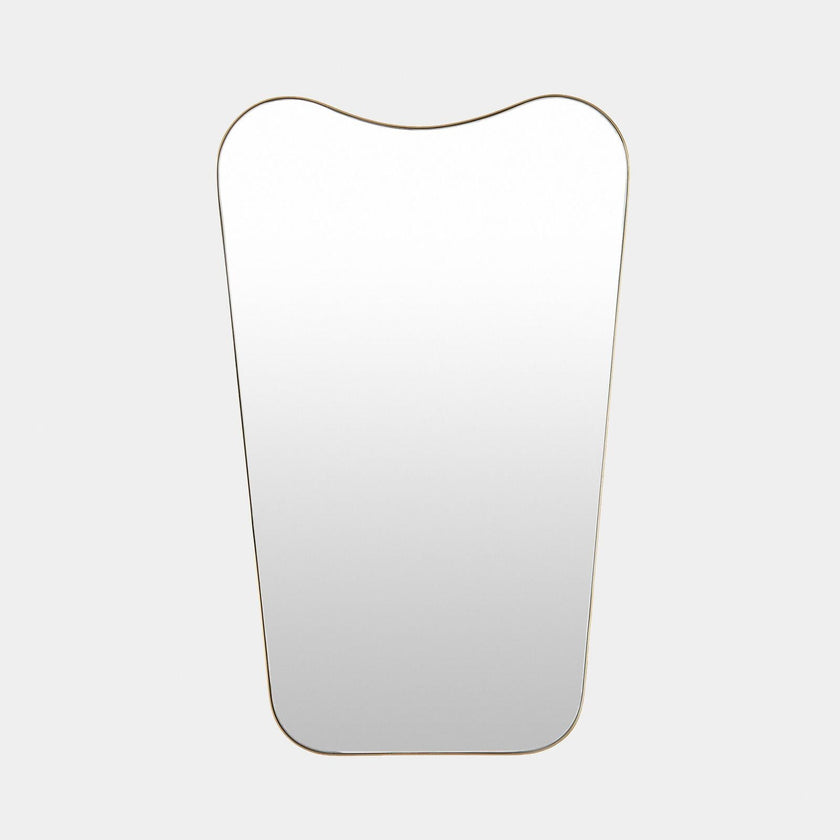 Global Views Mariko Organic Brass Framed Mirror