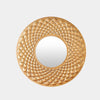 Global Views Gold Fish Scale Wall Mirror
