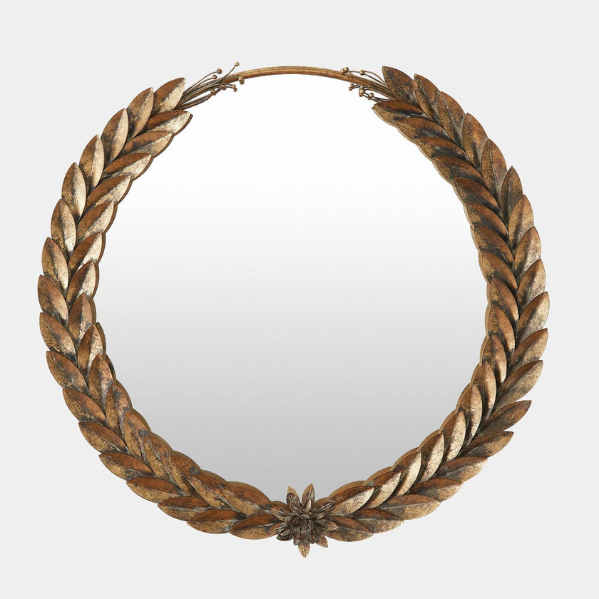 Global Views Greek Laurel Mirror