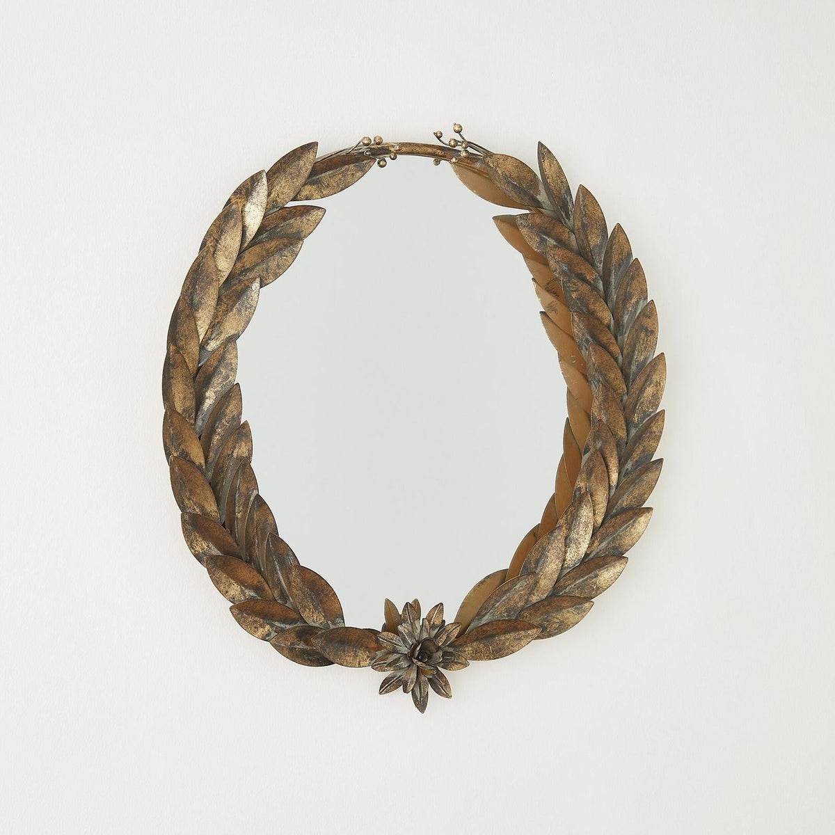 Global Views Greek Laurel Mirror