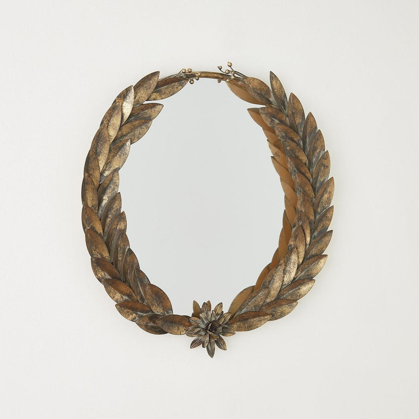 Global Views Greek Laurel Mirror