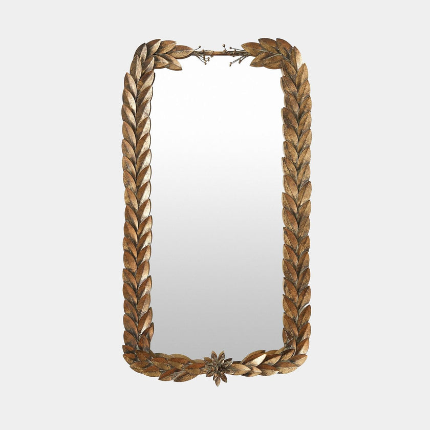 Global Views Greek Laurel Mirror
