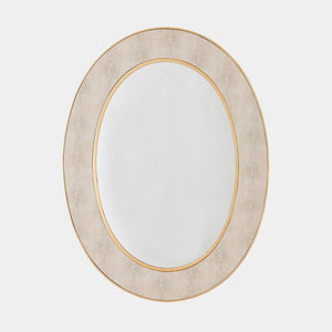 Global Views Rabson Mirror Faux Shagreen Gold