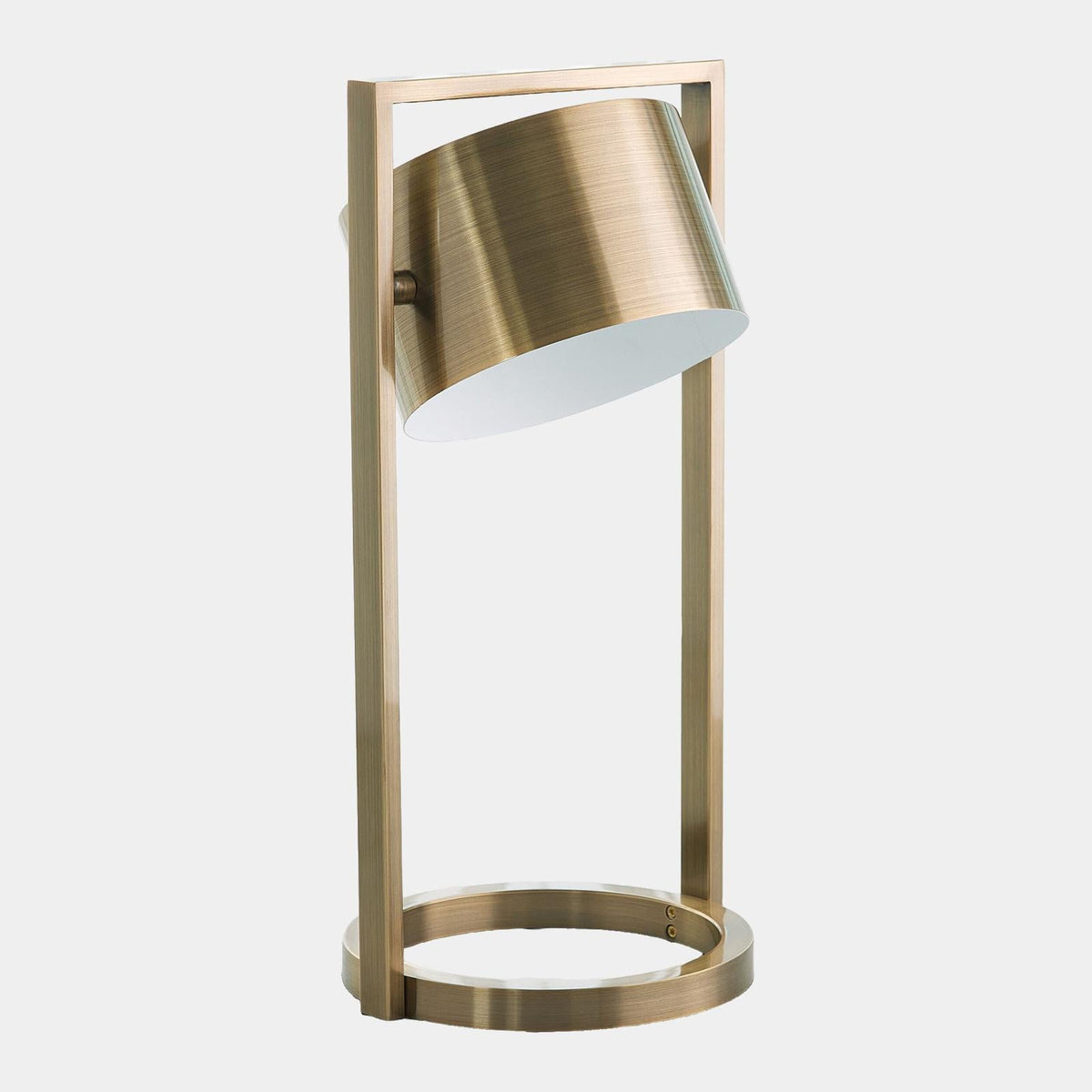 Global Views Key Light Metal Table Lamp
