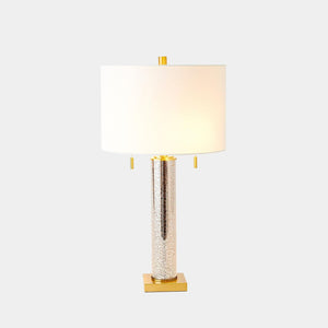 Global Views Randall Silver Mercury Glass Table Lamp