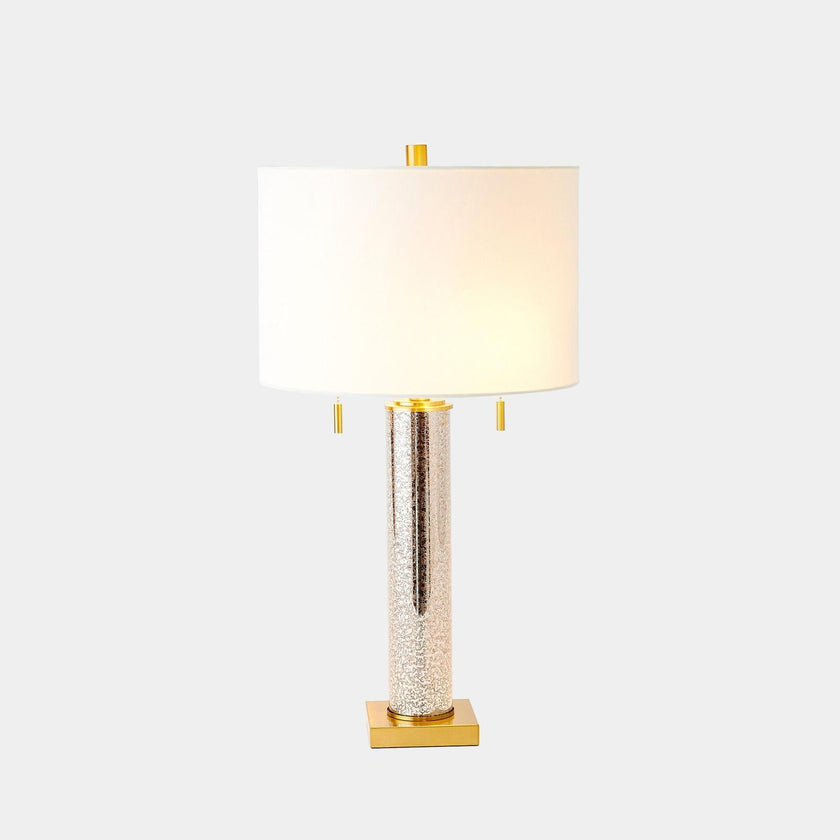 Global Views Randall Silver Mercury Glass Table Lamp