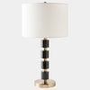 Global Views Veruca Stacked Marble and Metal Lamp