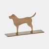 Global Views Antique Brass Dog Sculpture