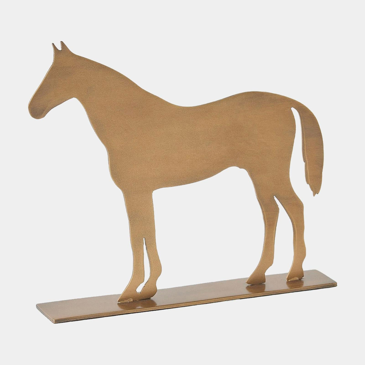 Global Views Antique Brass Horse Sculpture