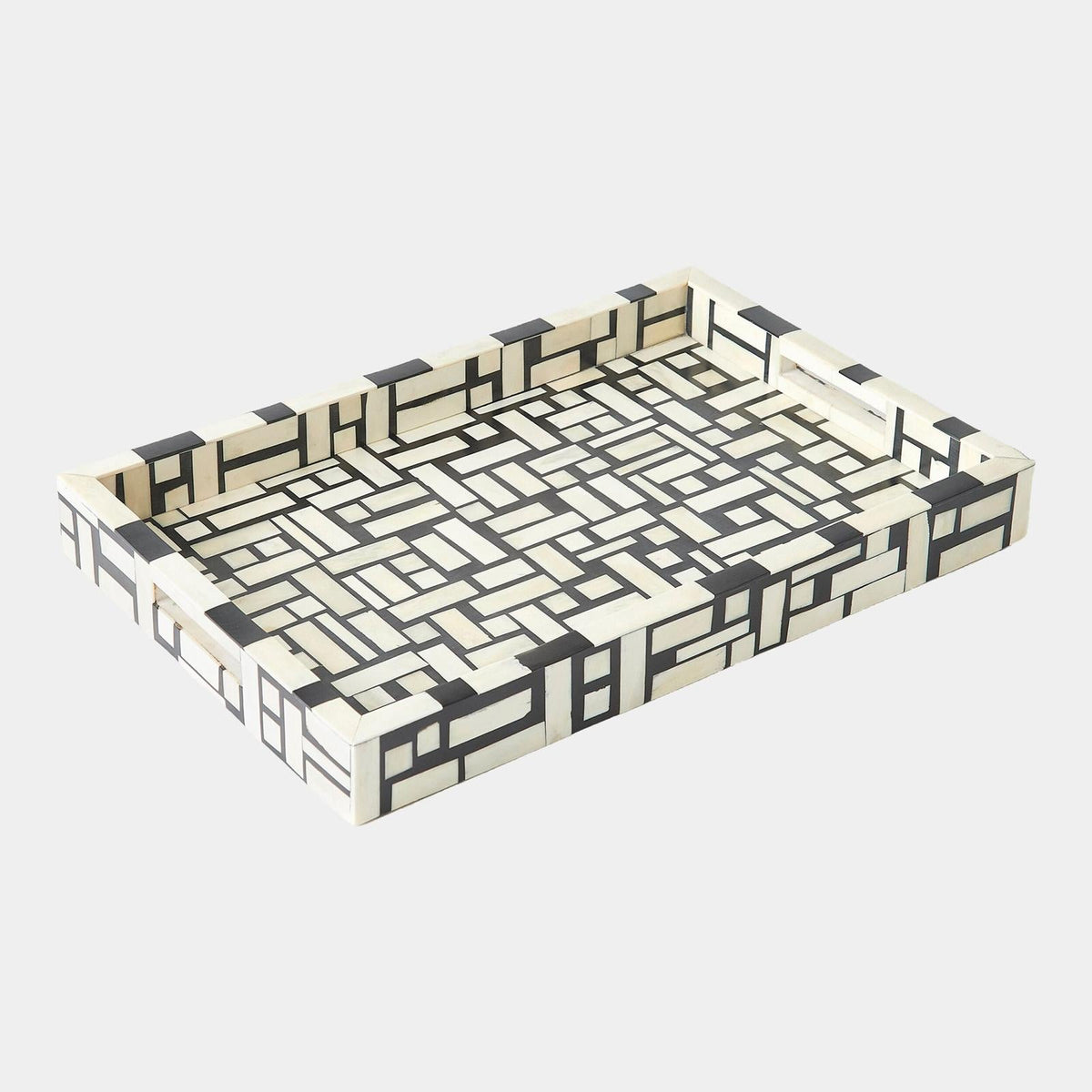 Global Views Kris Inlaid Black Tray