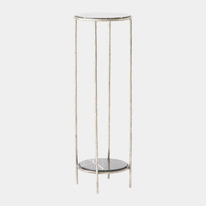 Global Views Nicky Iron Pedestal Table