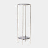 Global Views Nicky Iron Pedestal Table