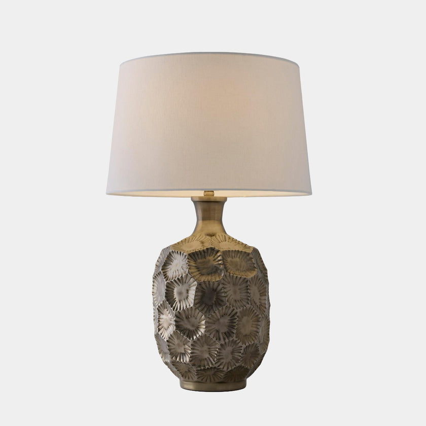 Global Views Cecily Hammered Table Lamp