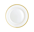 Christofle Malmaison Porcelain Dessert Plate Gold 21 Cm