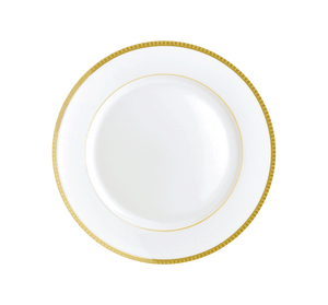 Christofle Malmaison Porcelain Dessert Plate Gold 21 Cm