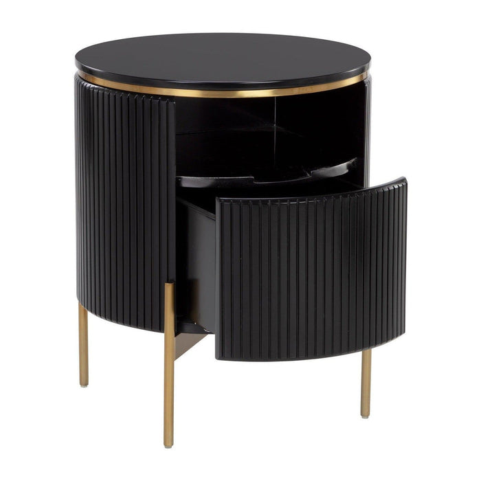 Sunpan Paloma End Table - Black