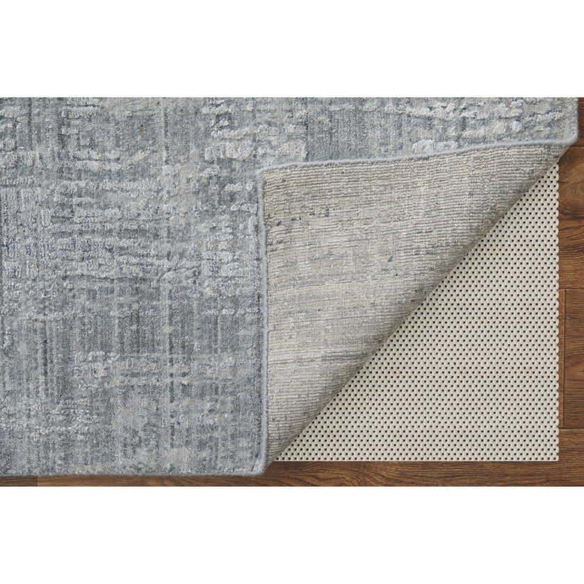 Feizy Eastfield 69A8F Modern Abstract in Blue/Silver