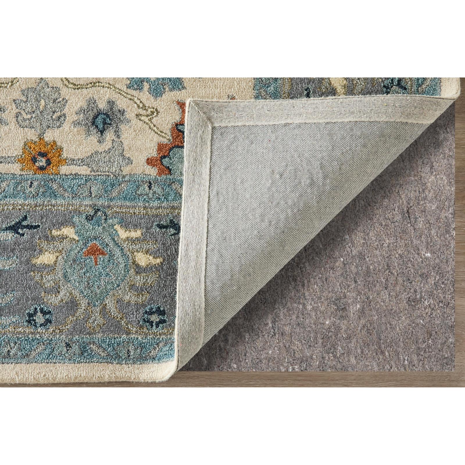 Feizy Springfield 8A46F Traditional Floral & Botanical Rug in Blue/Gray/Ivory
