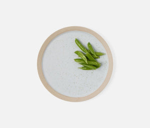 Rivka White Salt Glaze Dinner Plate - Set of 4