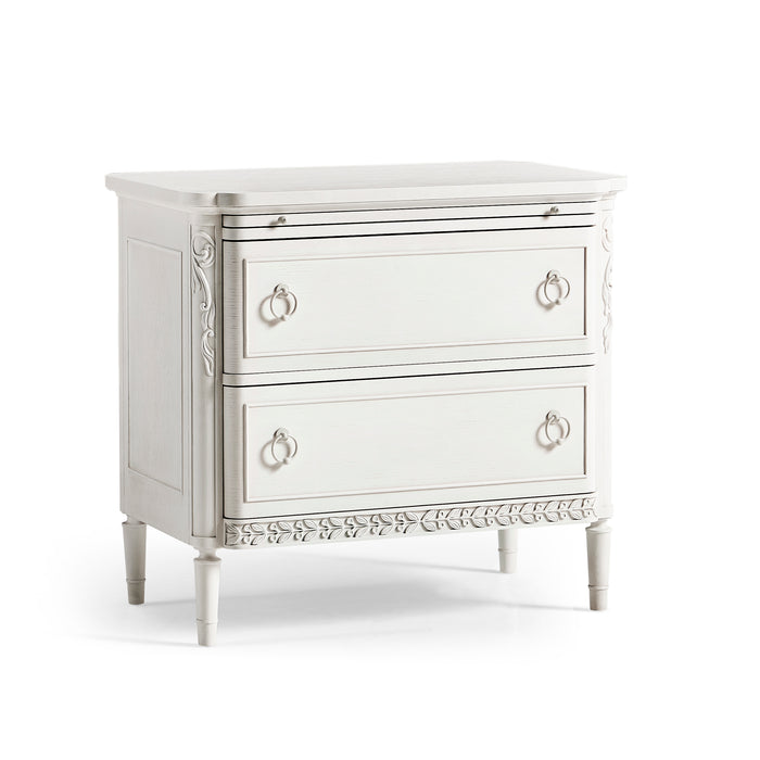 Jonathan Charles White Altostratus Nightstand